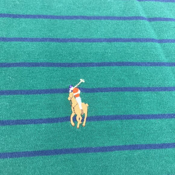 POLO RALPH LAUREN PIMA SOFT TOUCH STRIPED POLO SHIRT - Picture 3 of 3